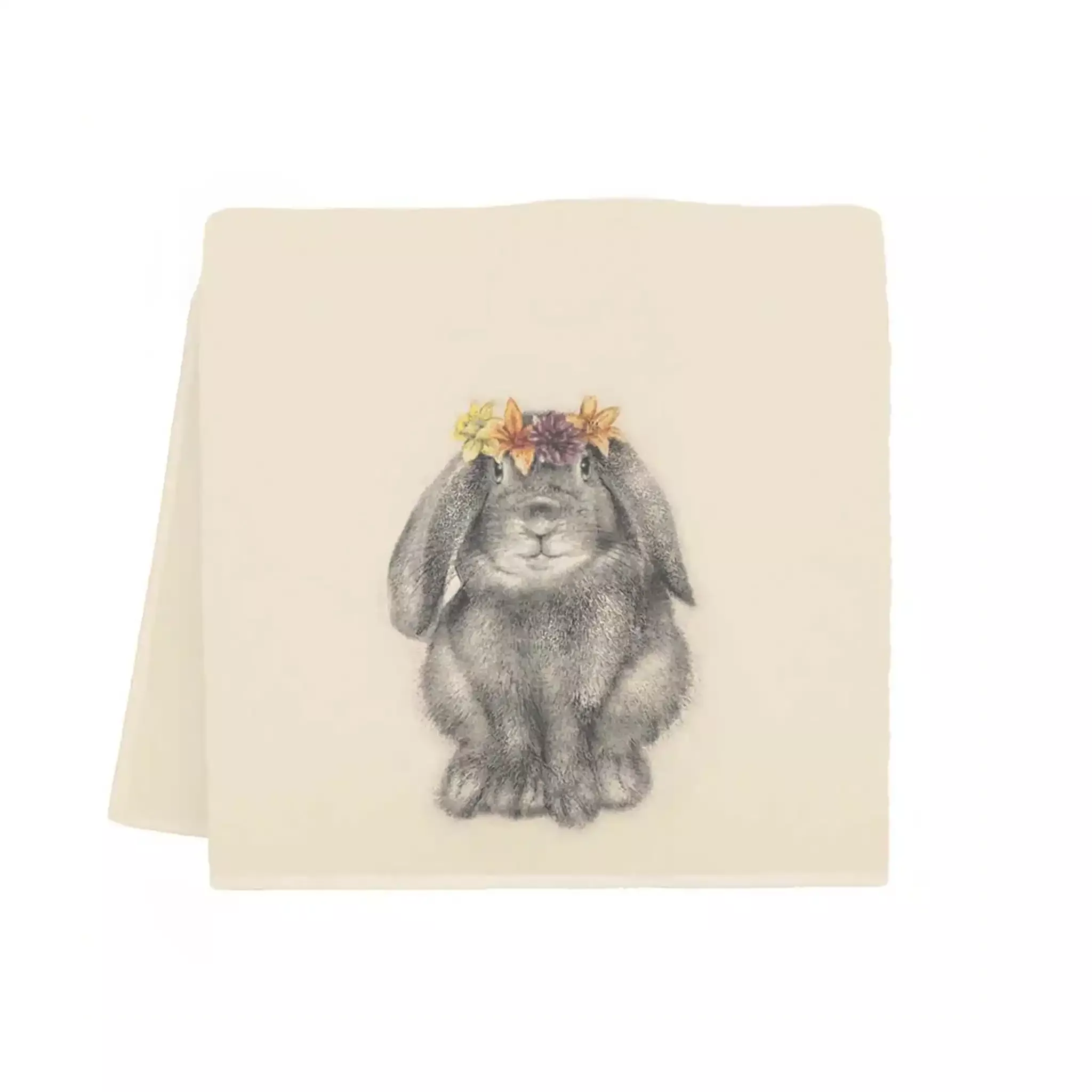 ERIC & CHRISTOPHER "FLOOFERS" BUNNY TEA TOWEL