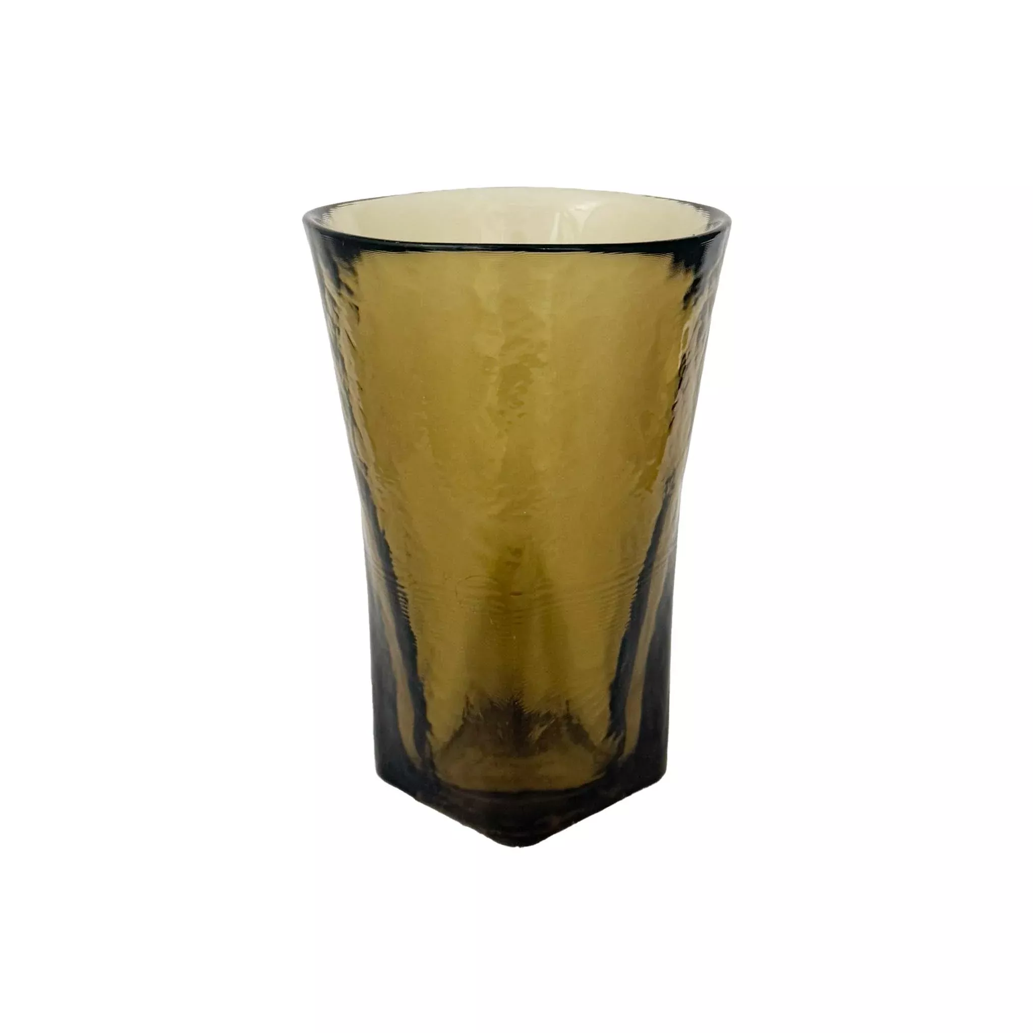 FIORIRA UN GIARDINO ROUGH SURFACE SMOKE GLASS TUMBLER