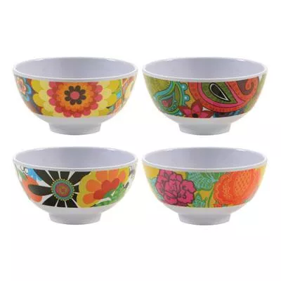Floral Bowls - Set of 4