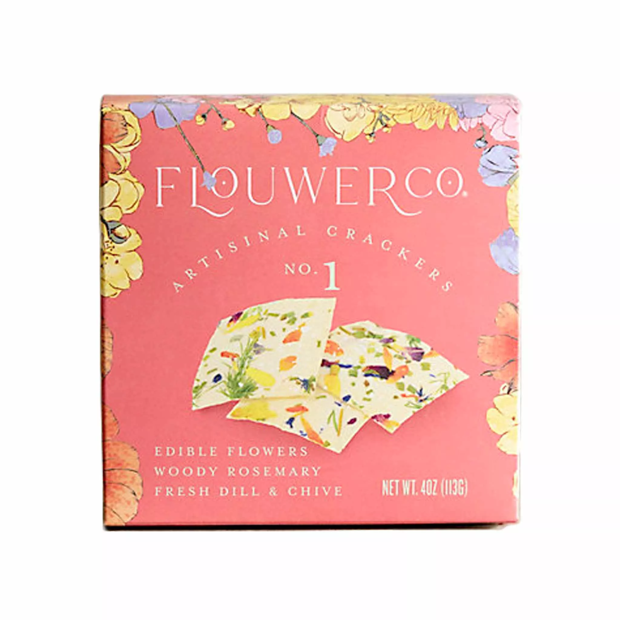 FLOUWER CO ARTISANAL CRACKERS 4oz