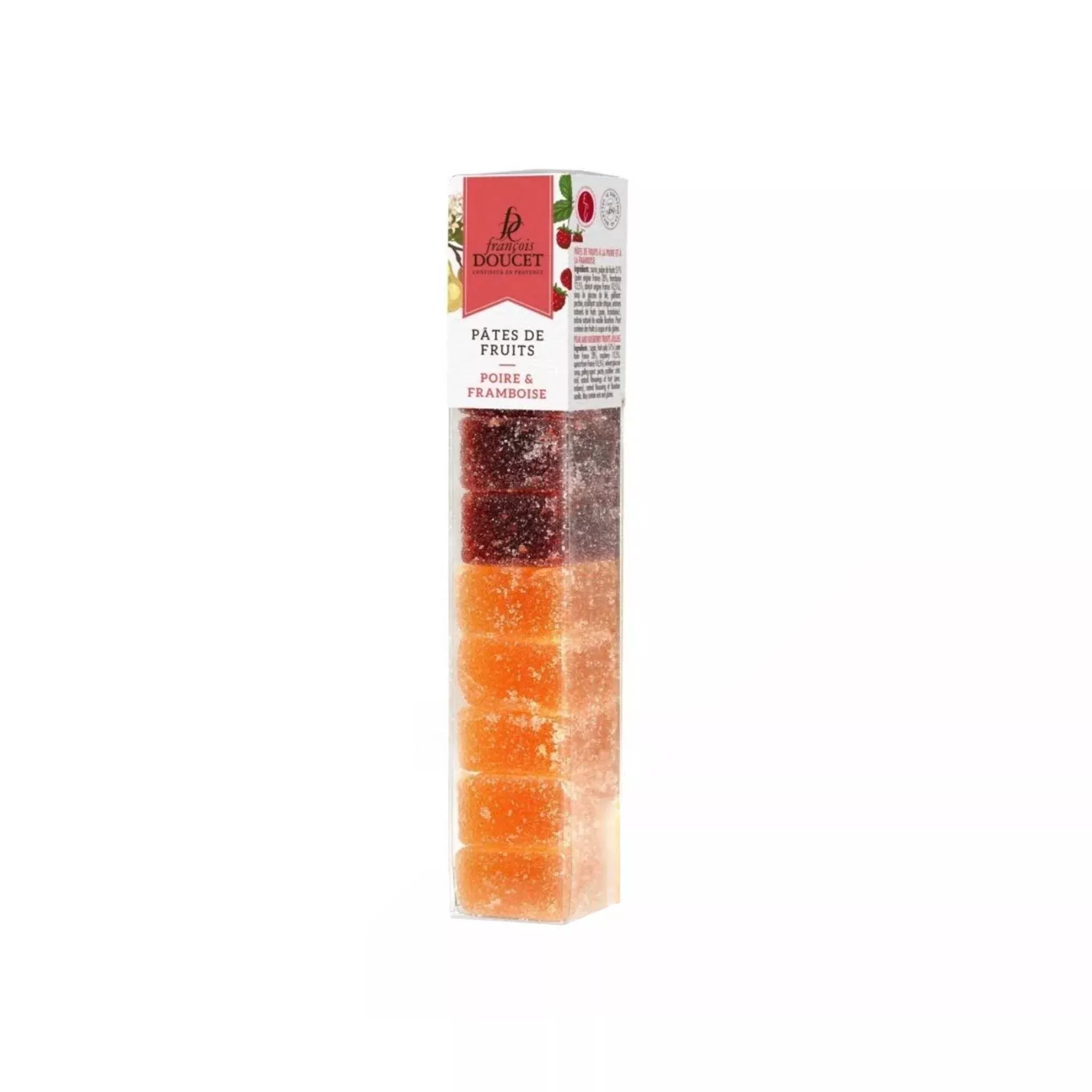 FRANCOIS DOUCET PEAR & RASPBERRY FRUIT JELLIES 180g