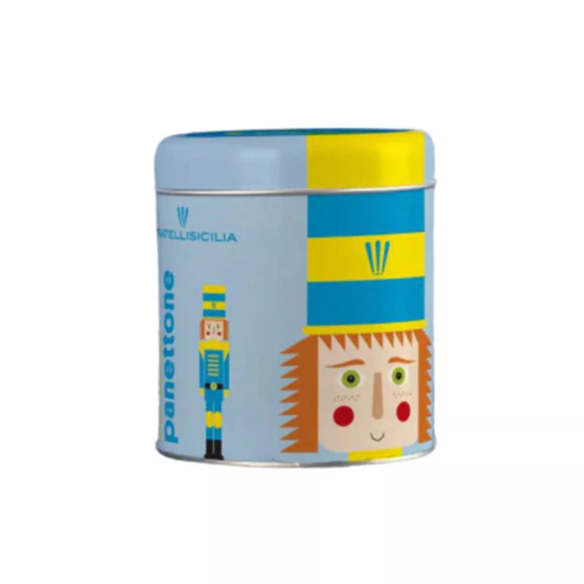 FRATELLI PANETTONE CHOCOLATE DROPS NUTCRACKER TIN 100g