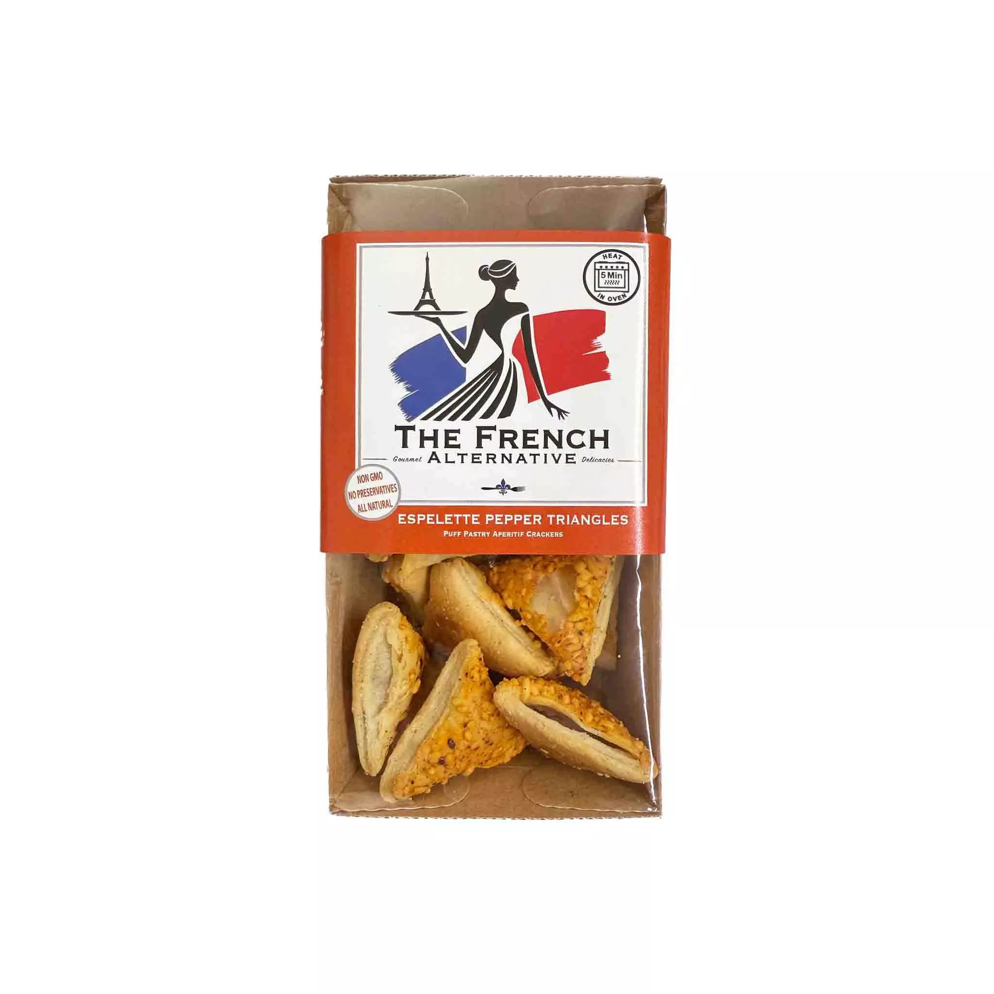 THE FRENCH ALTERNATIVE ESPELETTE PEPPER TRIANGLES 60g