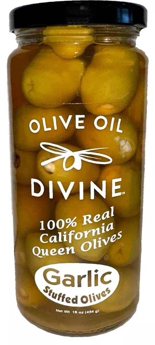 Garlic Stuffed Queen Olives
