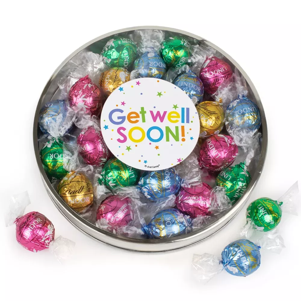 Get Well Soon Lindt Truffle Gift Tin