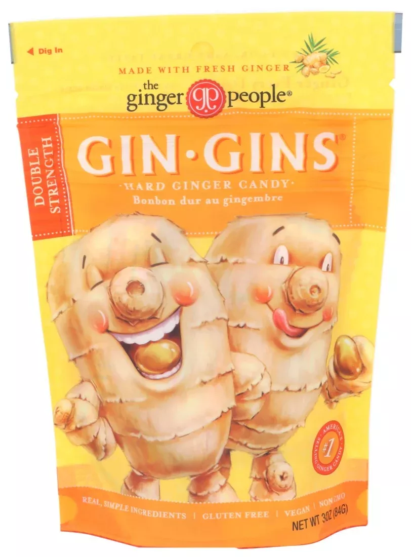 The Ginger People - Gin-Gins Double Strength Hard Ginger Candy