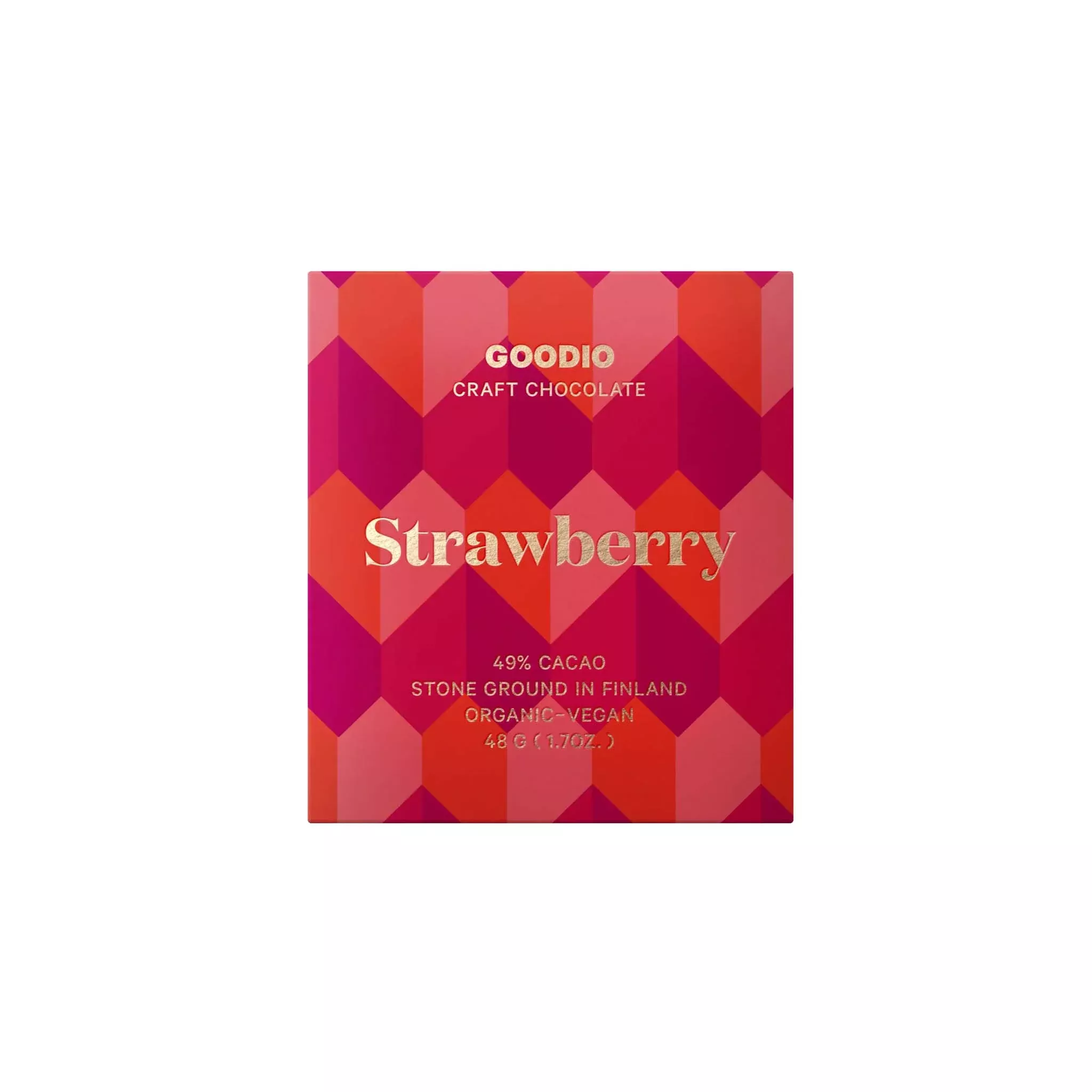 GOODIO STRAWBERRY CHOCOLATE 49% 48g