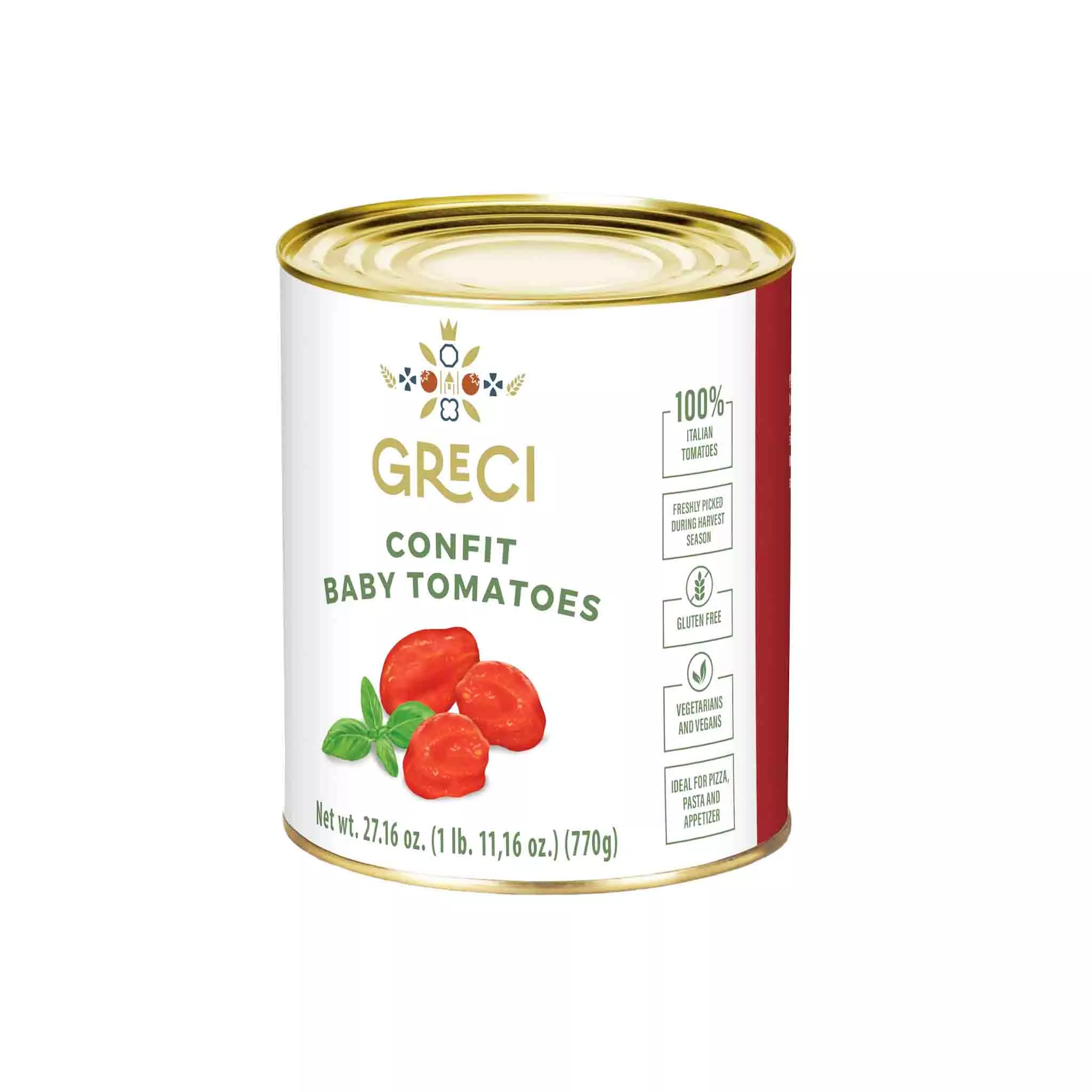 GRECI CONFIT BABY TOMATOES CAN 780g