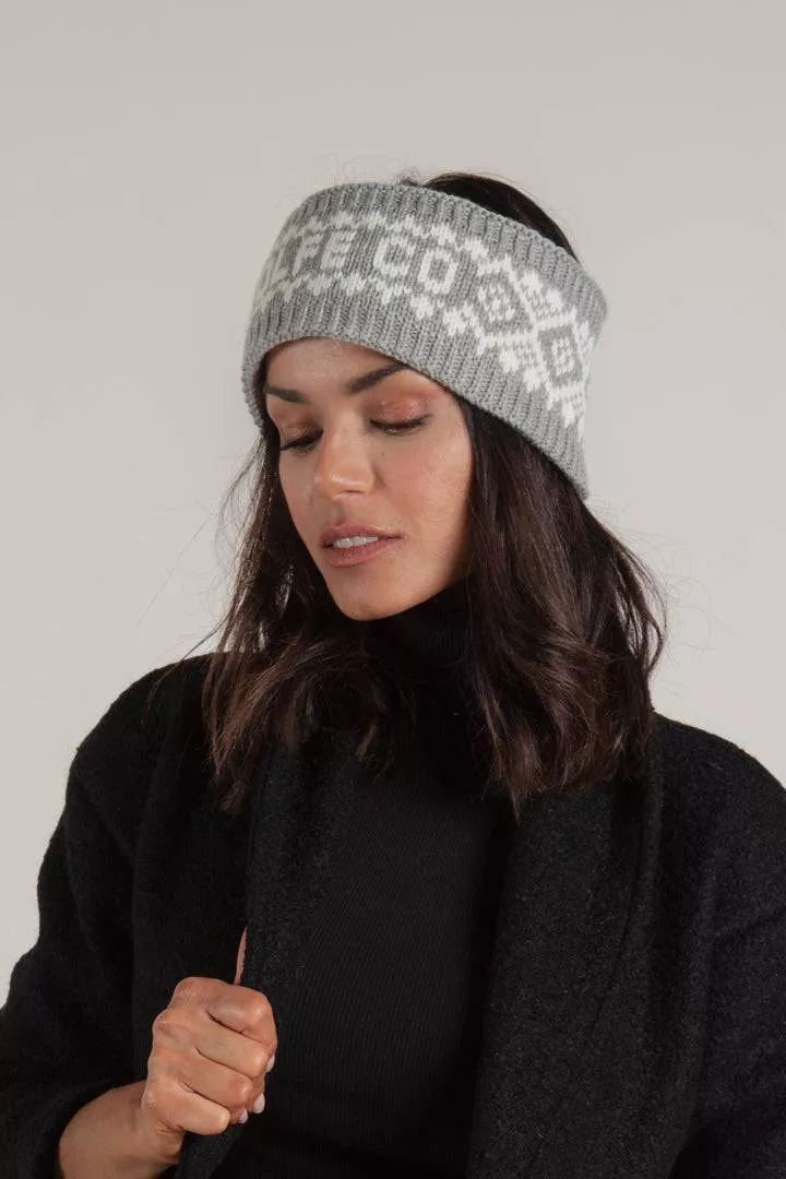Grey Winter Headband