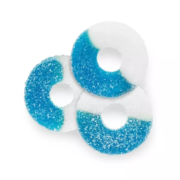 Gummy Blue Raspberry Rings