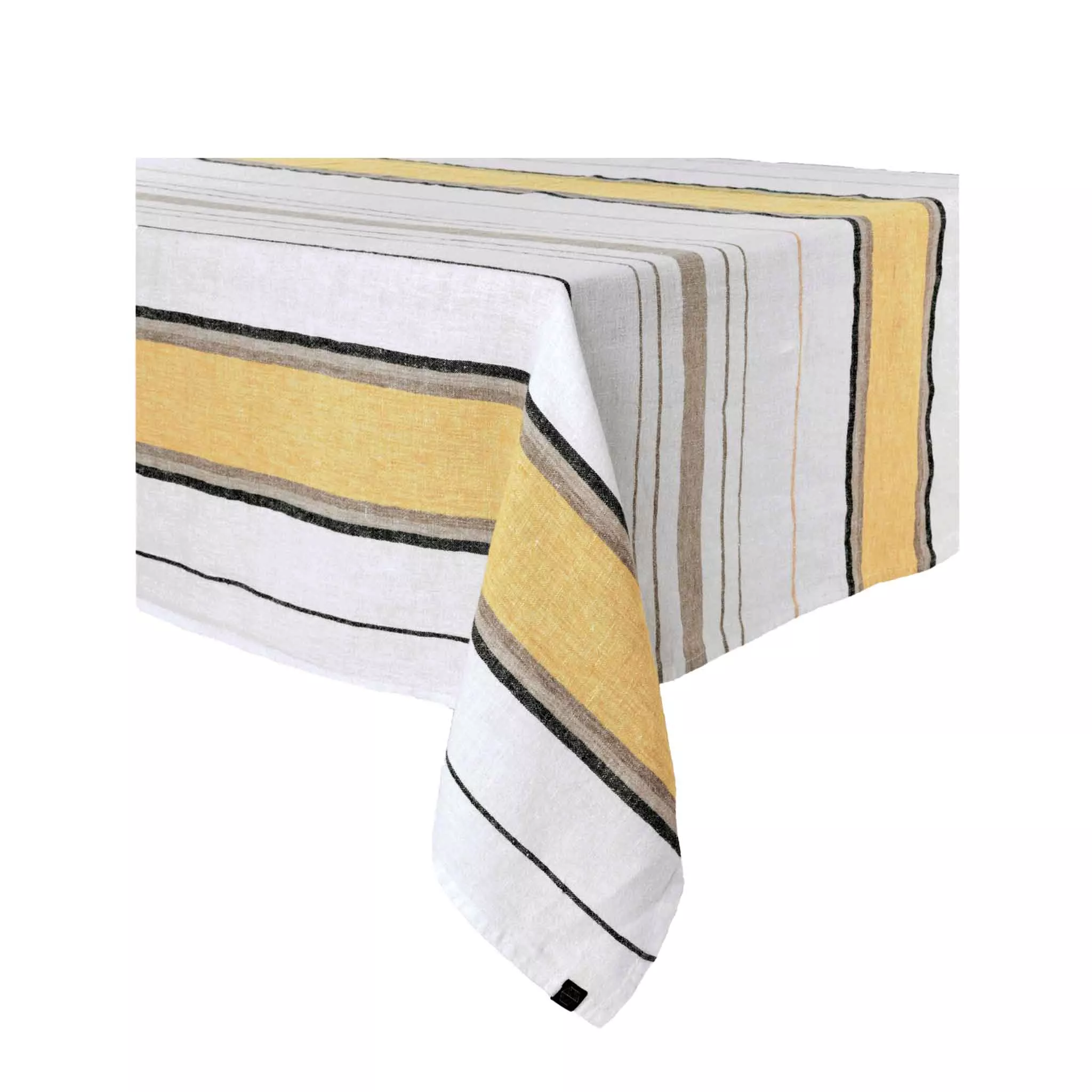 HAOMY PORTOFINO LINEN TABLECLOTH - SAFRAN (63"X118")