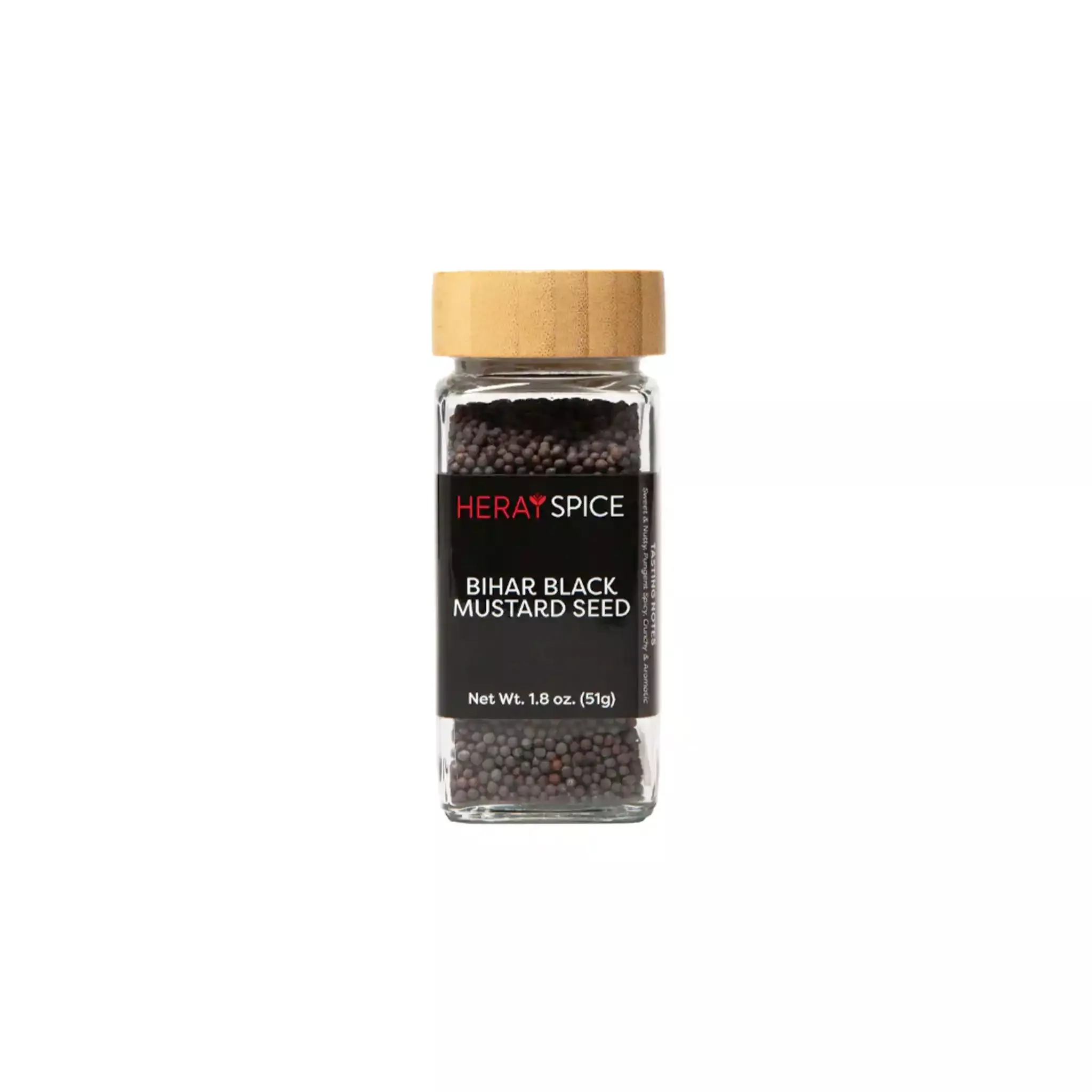 HERAY SPICE BIHAR BLACK MUSTARD SEED 1.8OZ