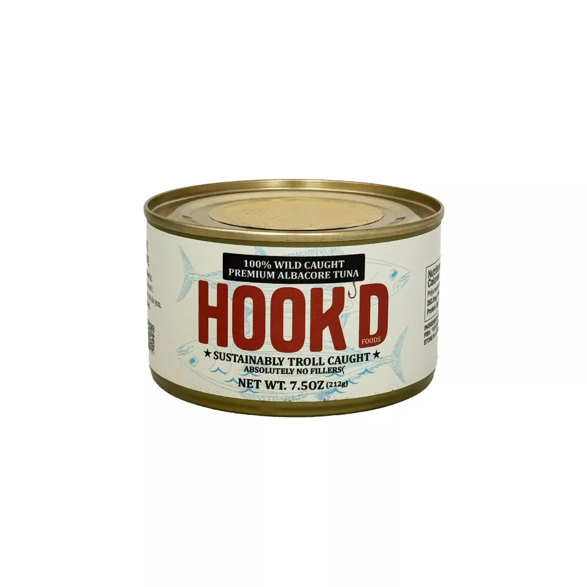 HOOK'D WILD CAUGHT ALBACORE TUNA 7.5oz