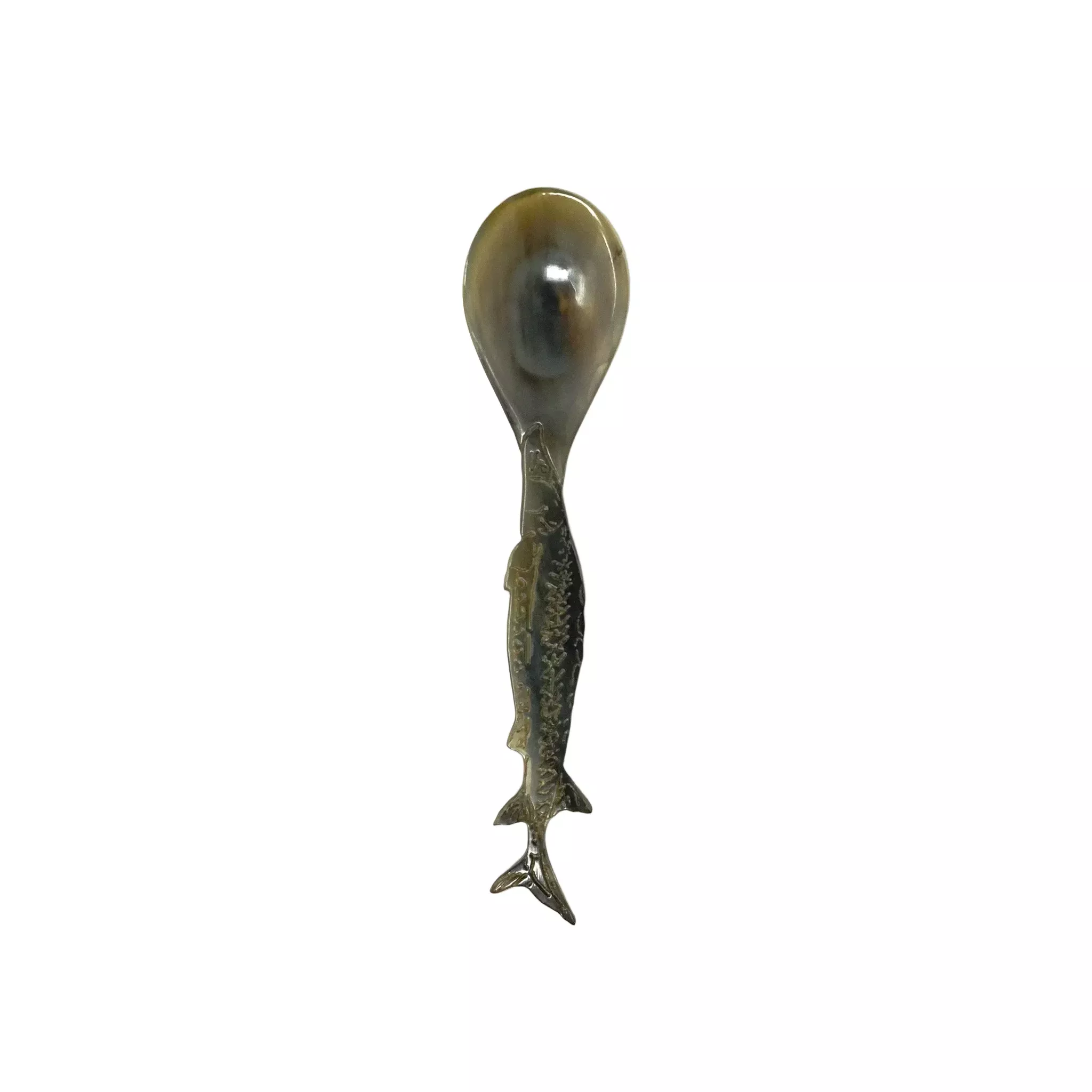Horn Caviar Spoon Sturgeon Handle