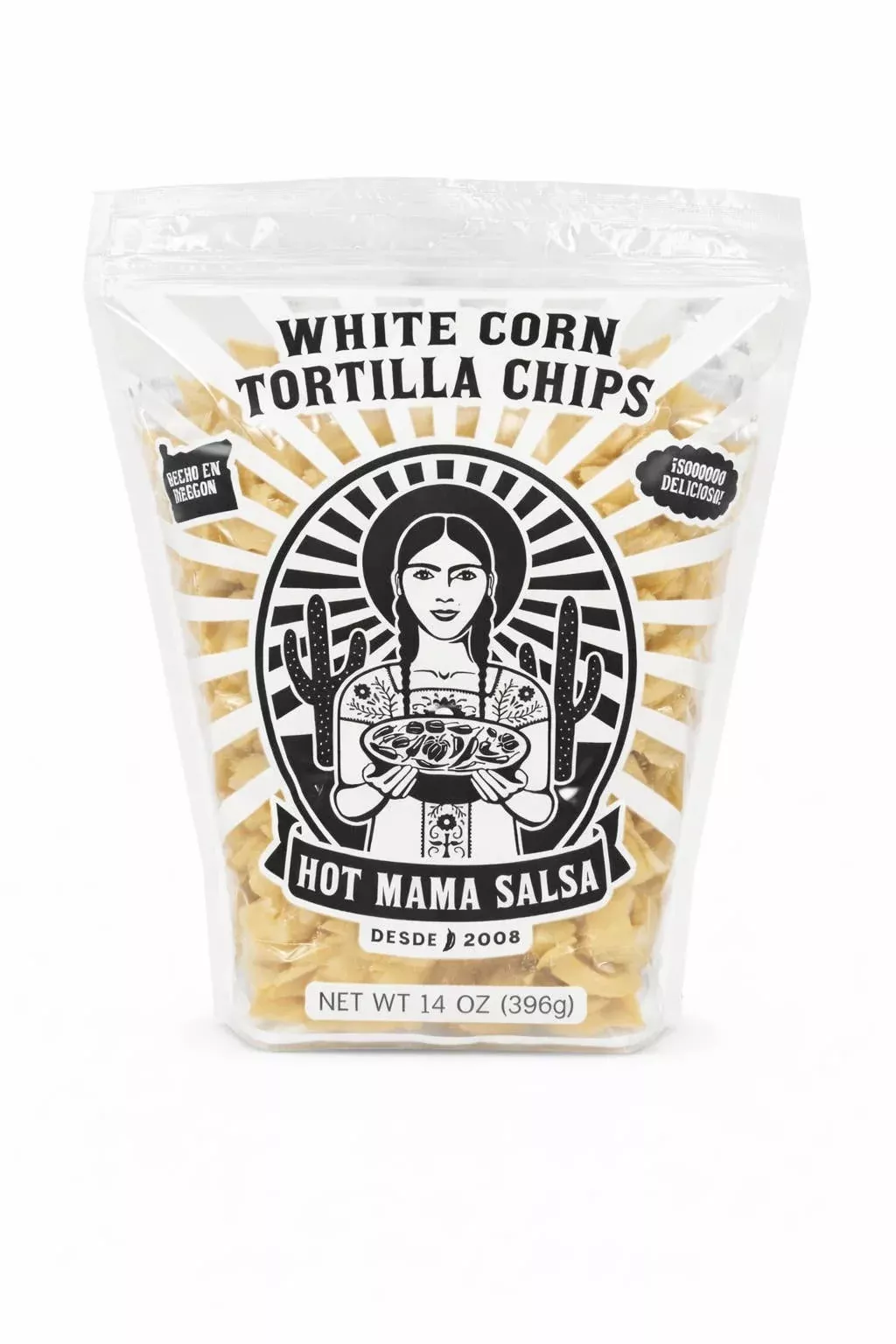 Hot Mama Salsa - White Corn Chips