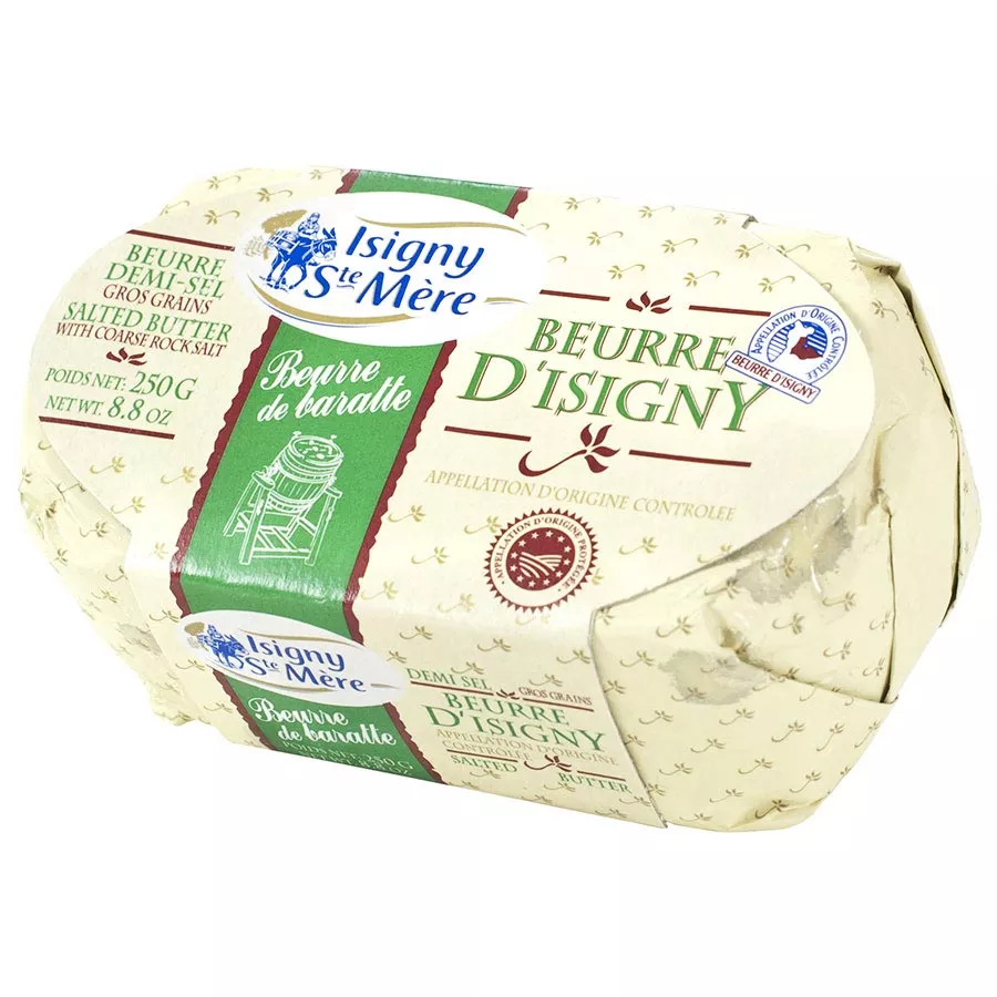 Isigny Beurre de Baratte Butter, Salted