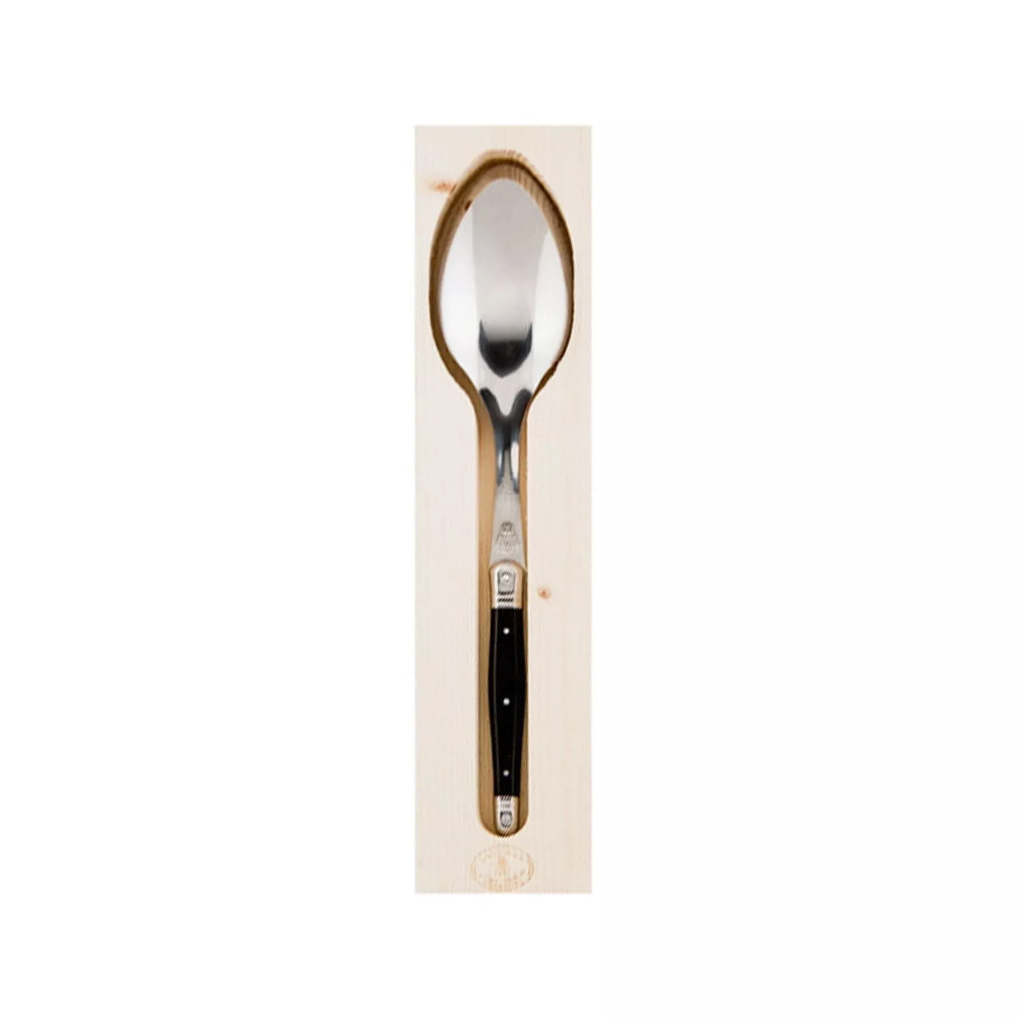JEAN DUBOST LAGUIOLE SERVING SPOON - BLACK