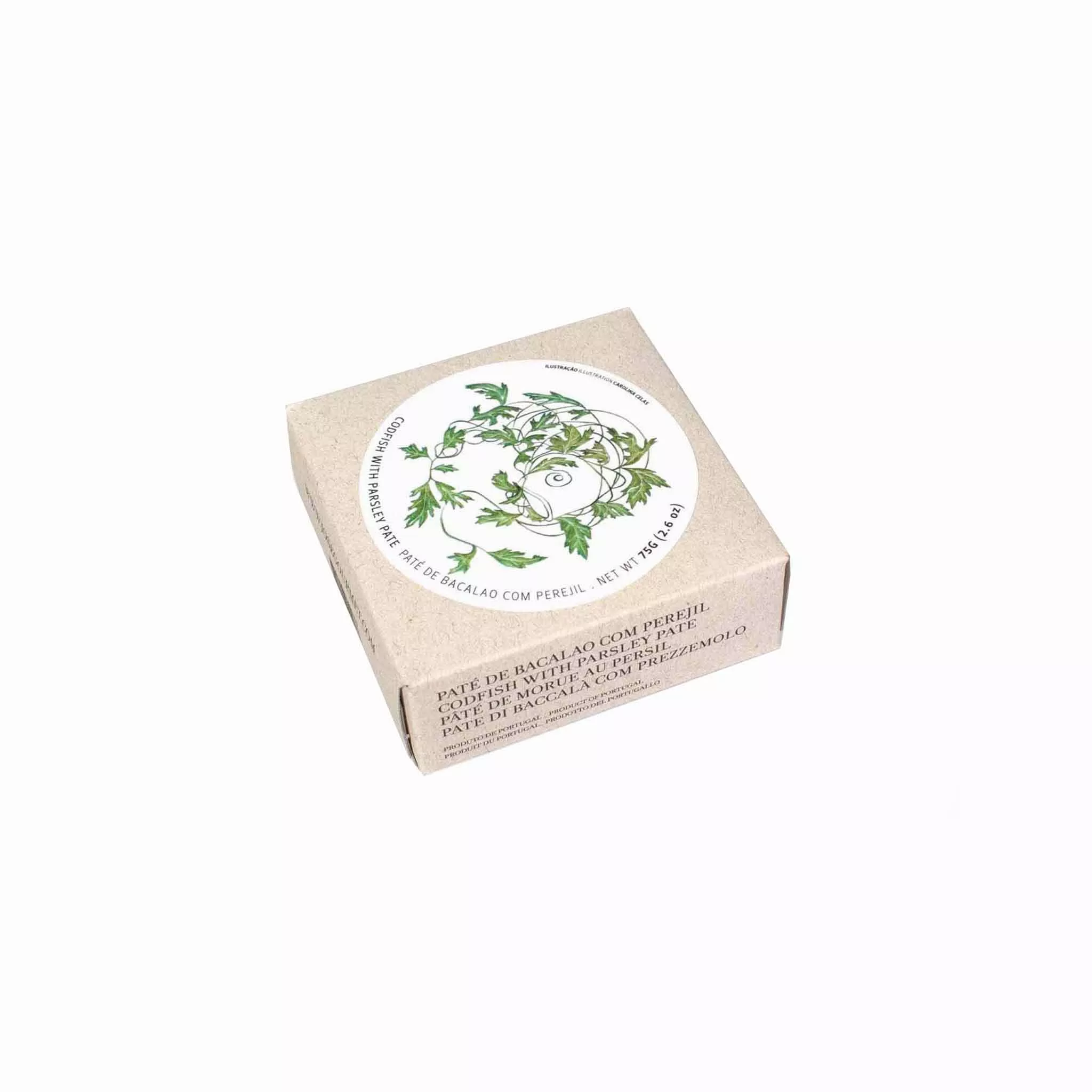 JOSE GOURMET CODFISH WITH PARSLEY PATE 75g