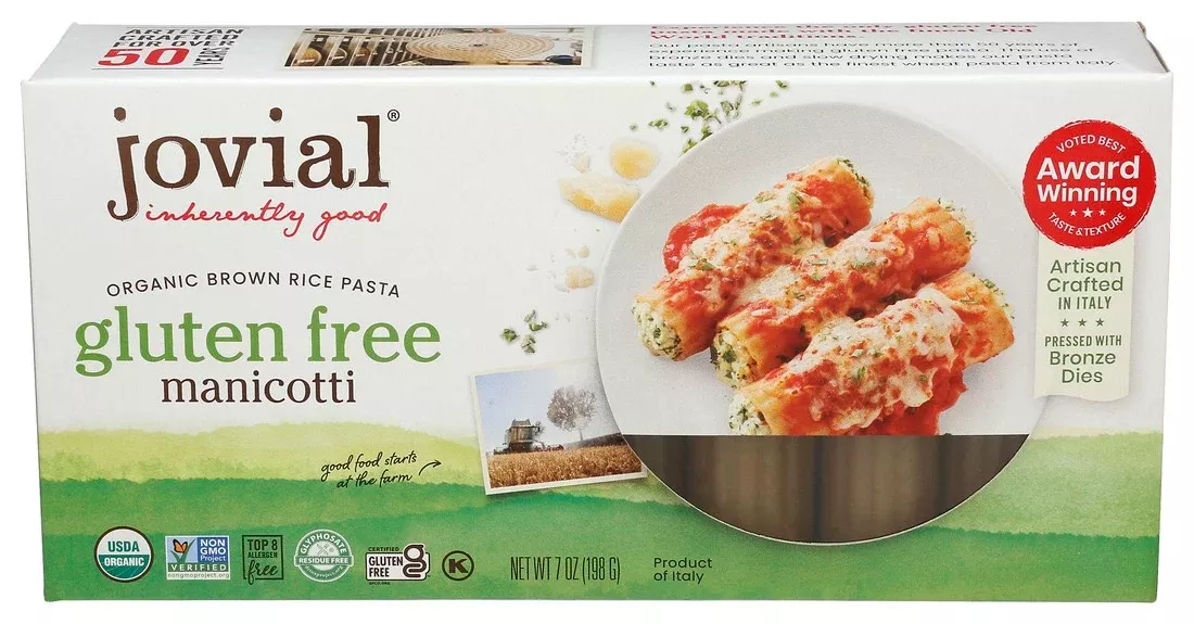 Jovial GF Manicotti