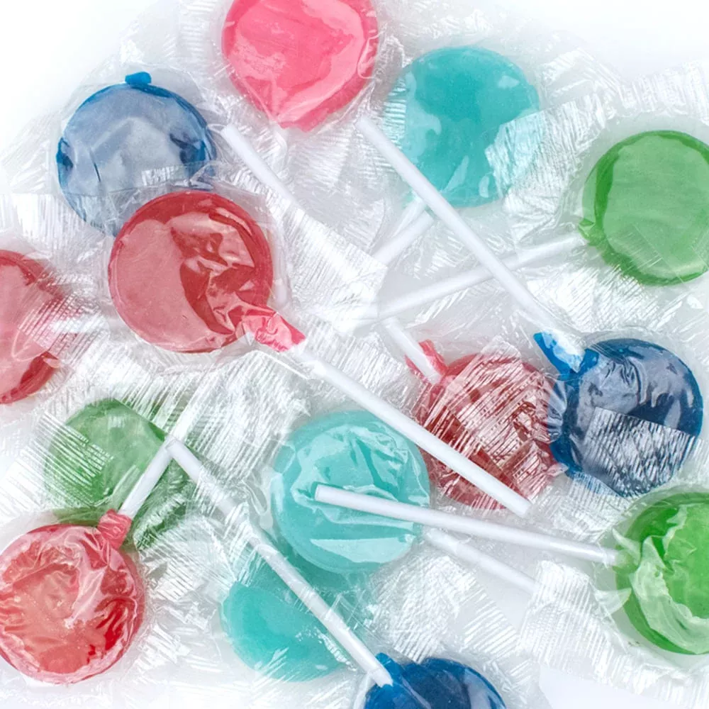 Just Candy Flat Lollipops - Halloween Colors