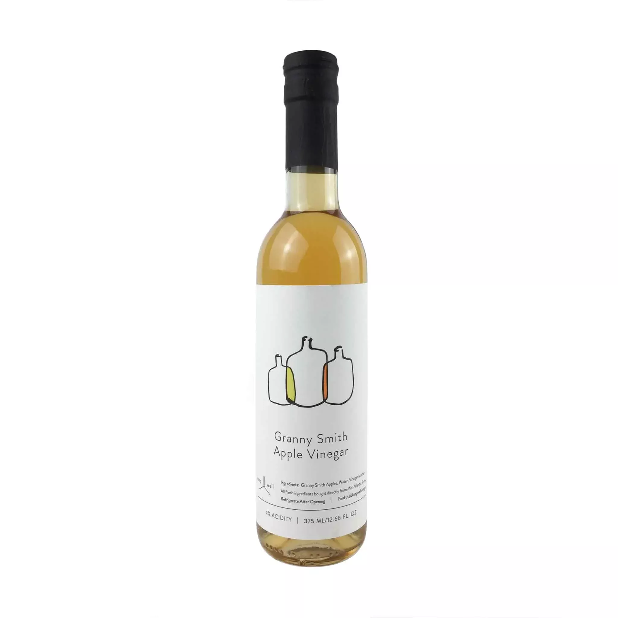 KEEPWELL GRANNY SMITH APPLE VINEGAR 375ml