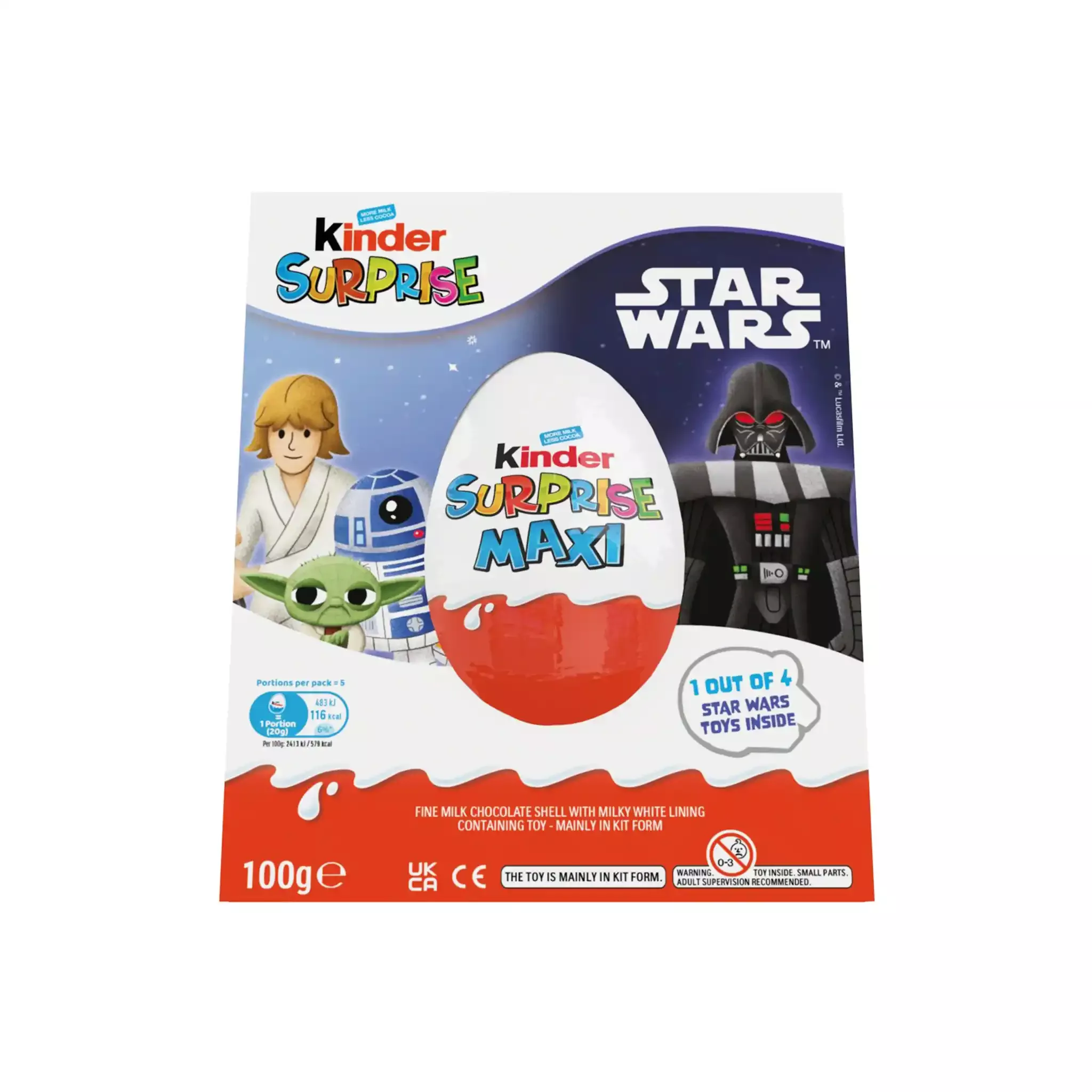 KINDER SURPRISE CHOCOLATE EGG MAXI 100g