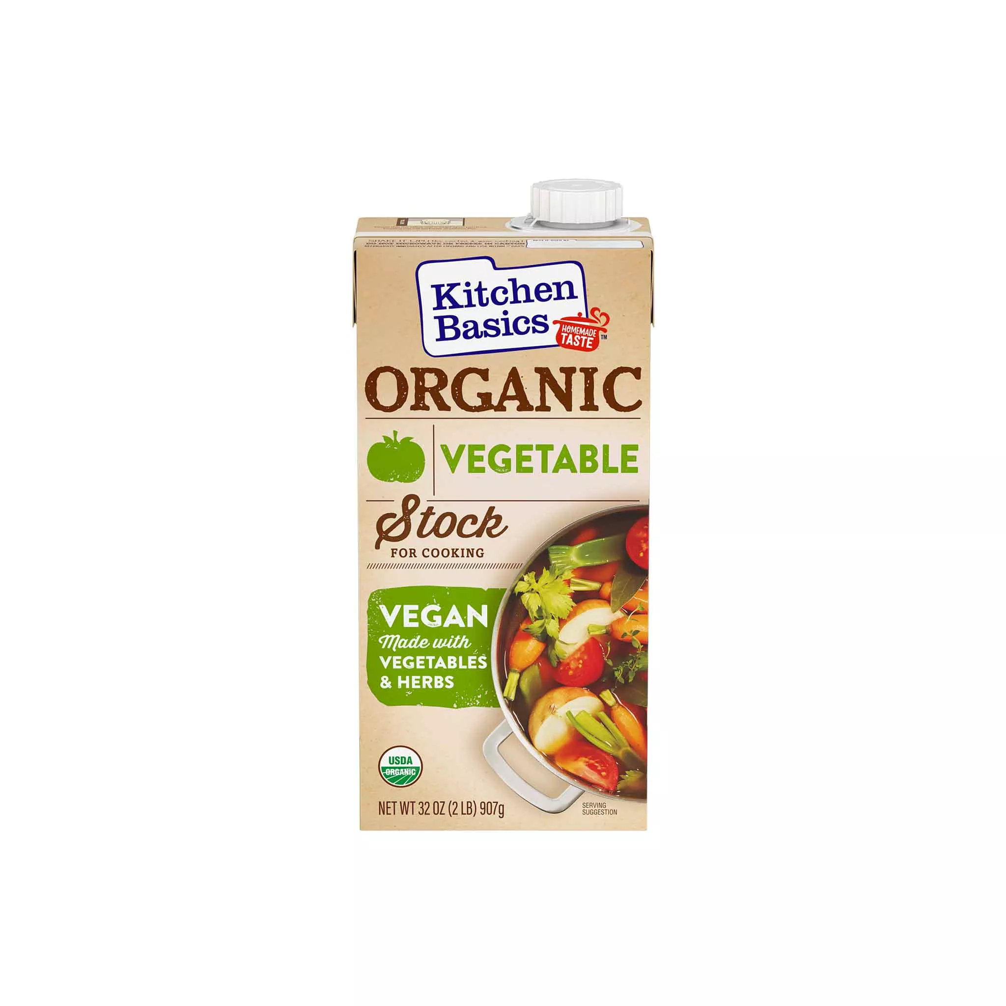 KITCHEN BASICS ORGANIC VEGETABLE STOCK 32oz
