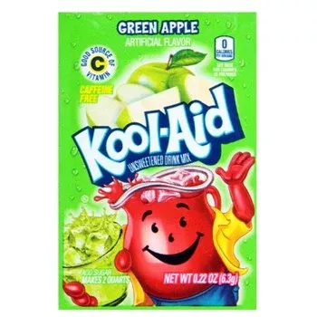 Kool-Aid Unsweetened 2qt - Green Apple X 48 Units