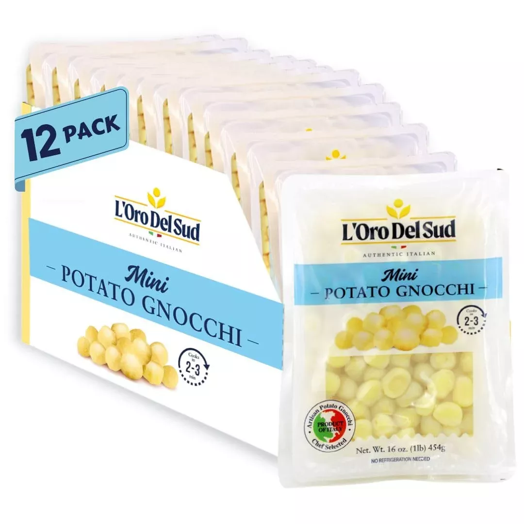 L'Oro Del Sud, Mini Potato Gnocchi (12 Pack x 1 lb)