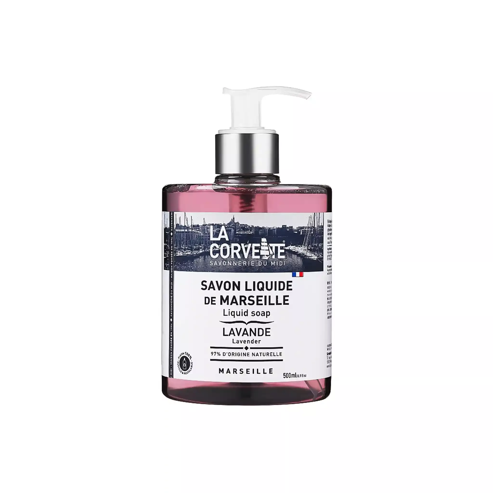 LA CORVETTE LAVENDER LIQUID HAND SOAP 500ml