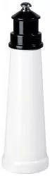 Lighthouse 9" Pepper Mill - White & Black - Fletchers' Mill