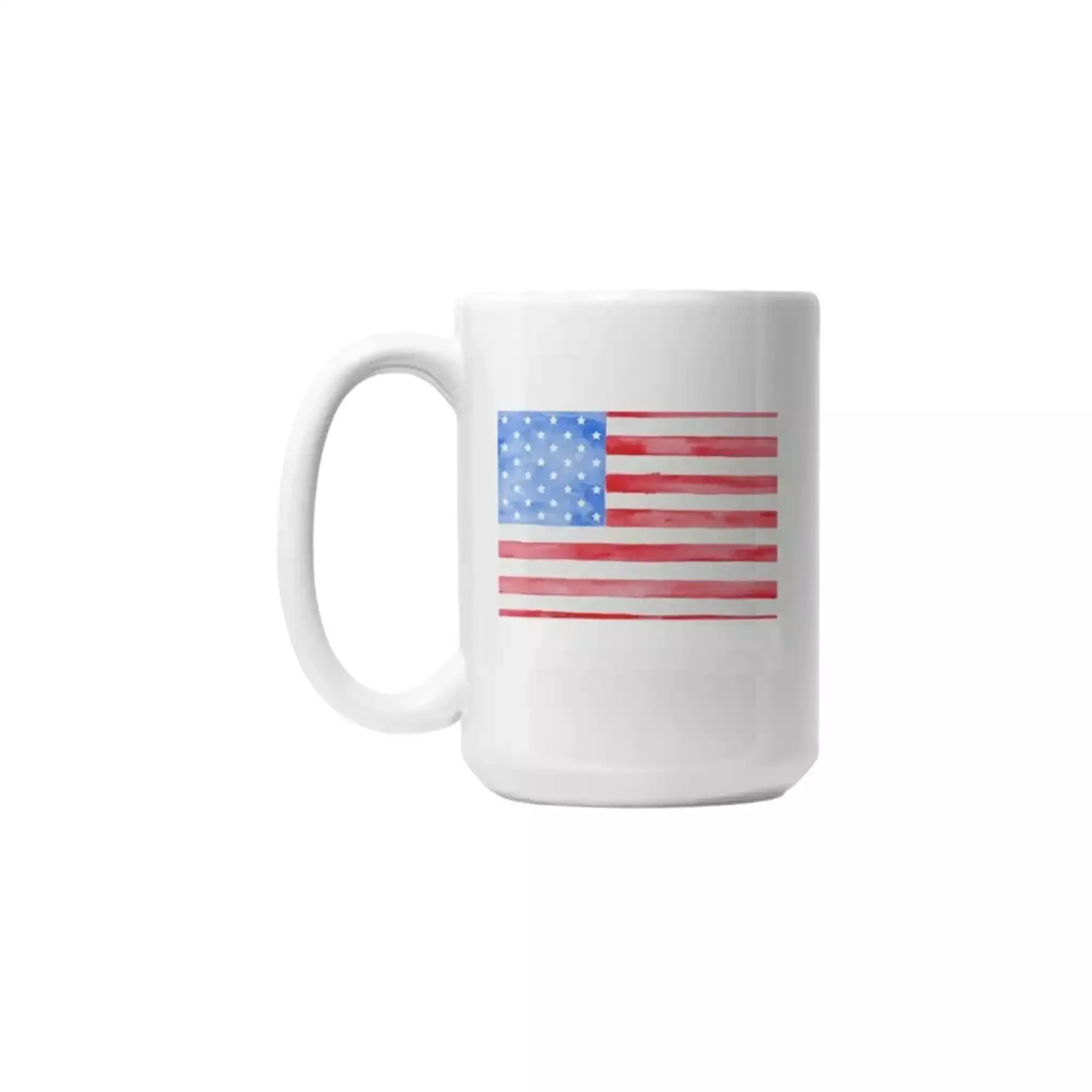 LOCAL TOWN AMERICAN FLAG MUG