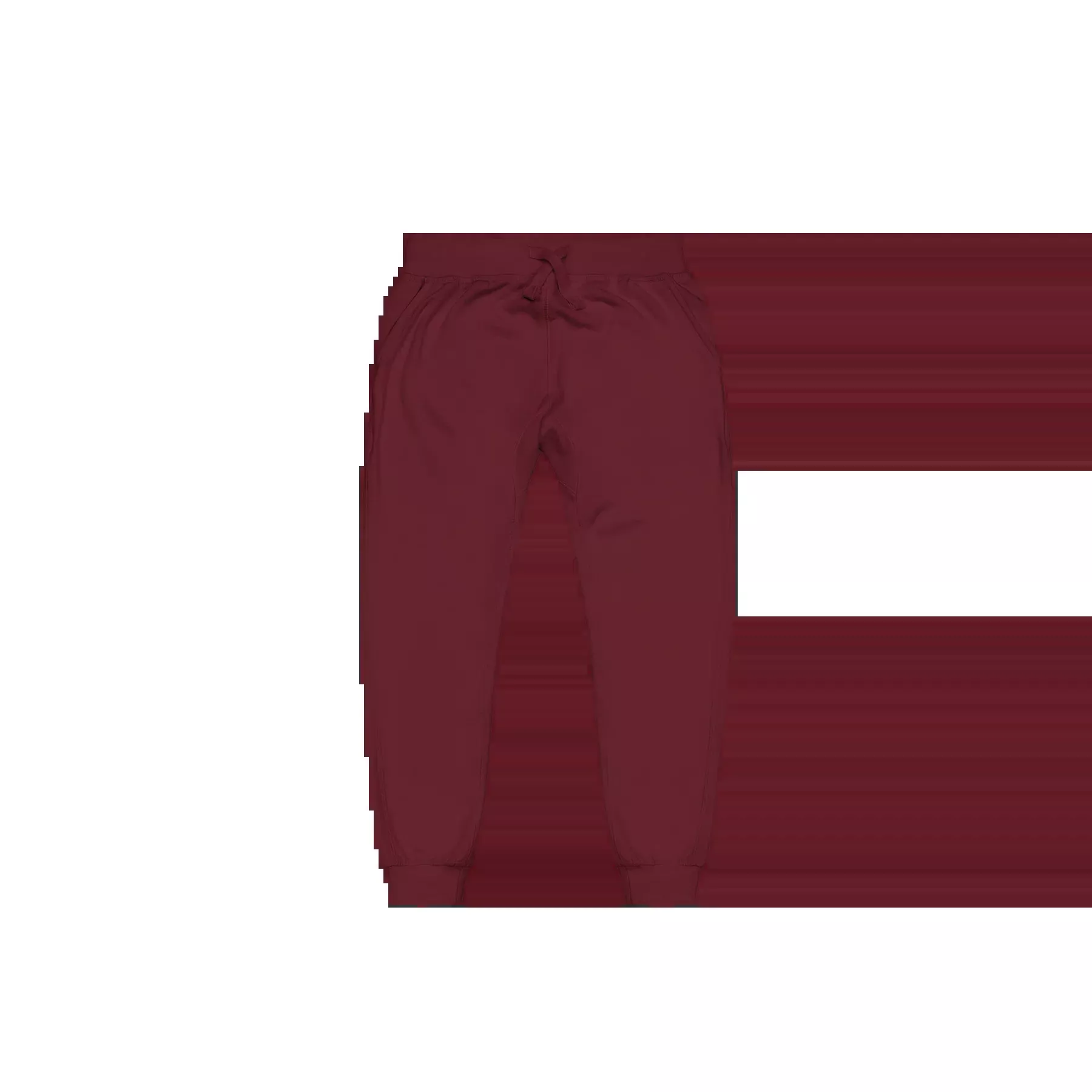 Maroon Fleece Sweatpants