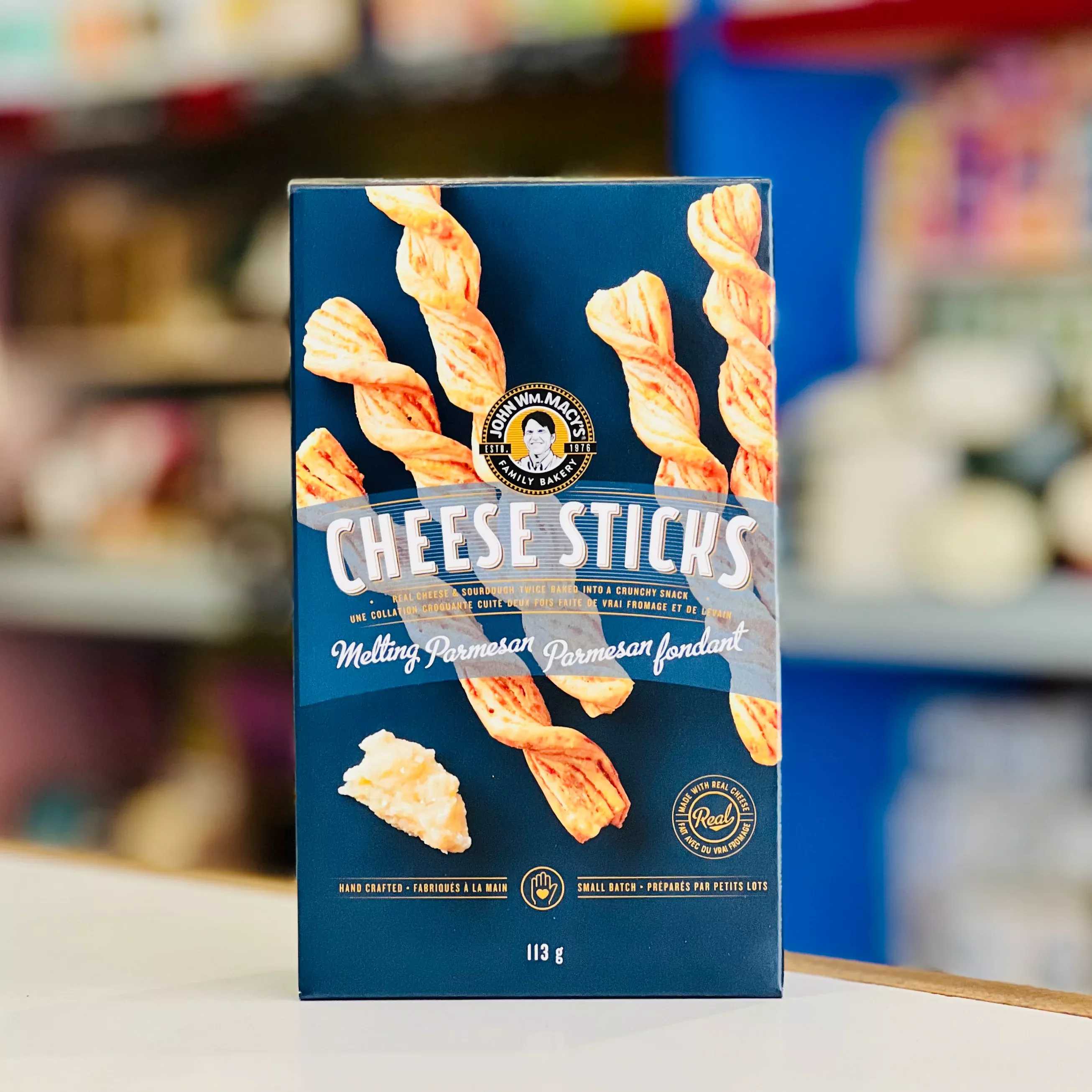 Melting Parmesan Cheese Sticks