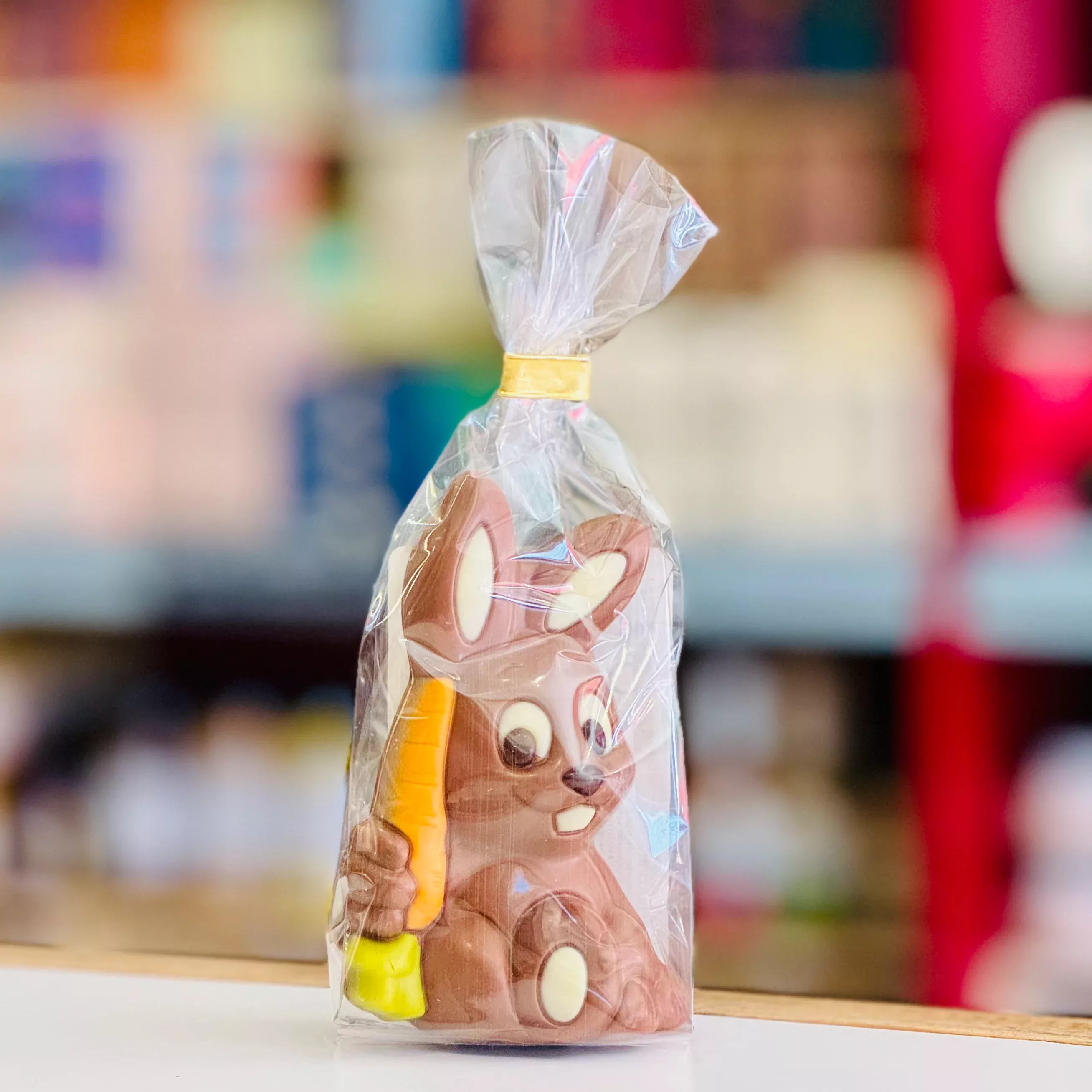 Milk Chocolate Bunny and Carrot