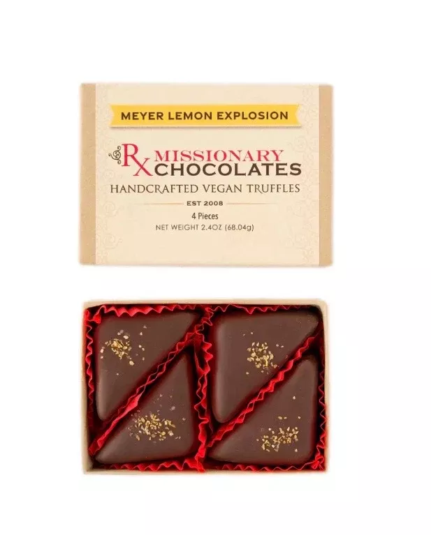 Missionary Meyer Lemon Explosion Truffles 4/pk