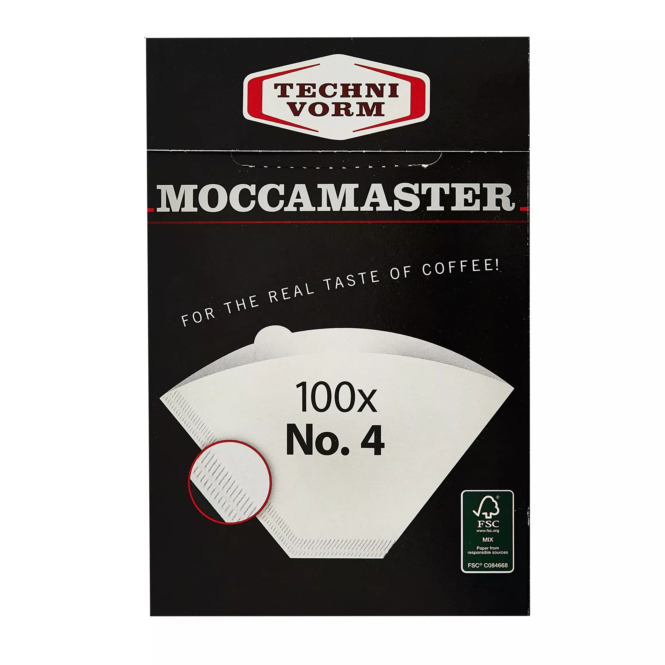 Moccamaster Kaffeefilter Nr. 4, 100 Stück