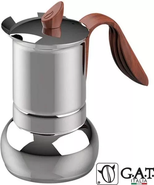 Moka Pot Original Mod. Opera Wood - 4 cups