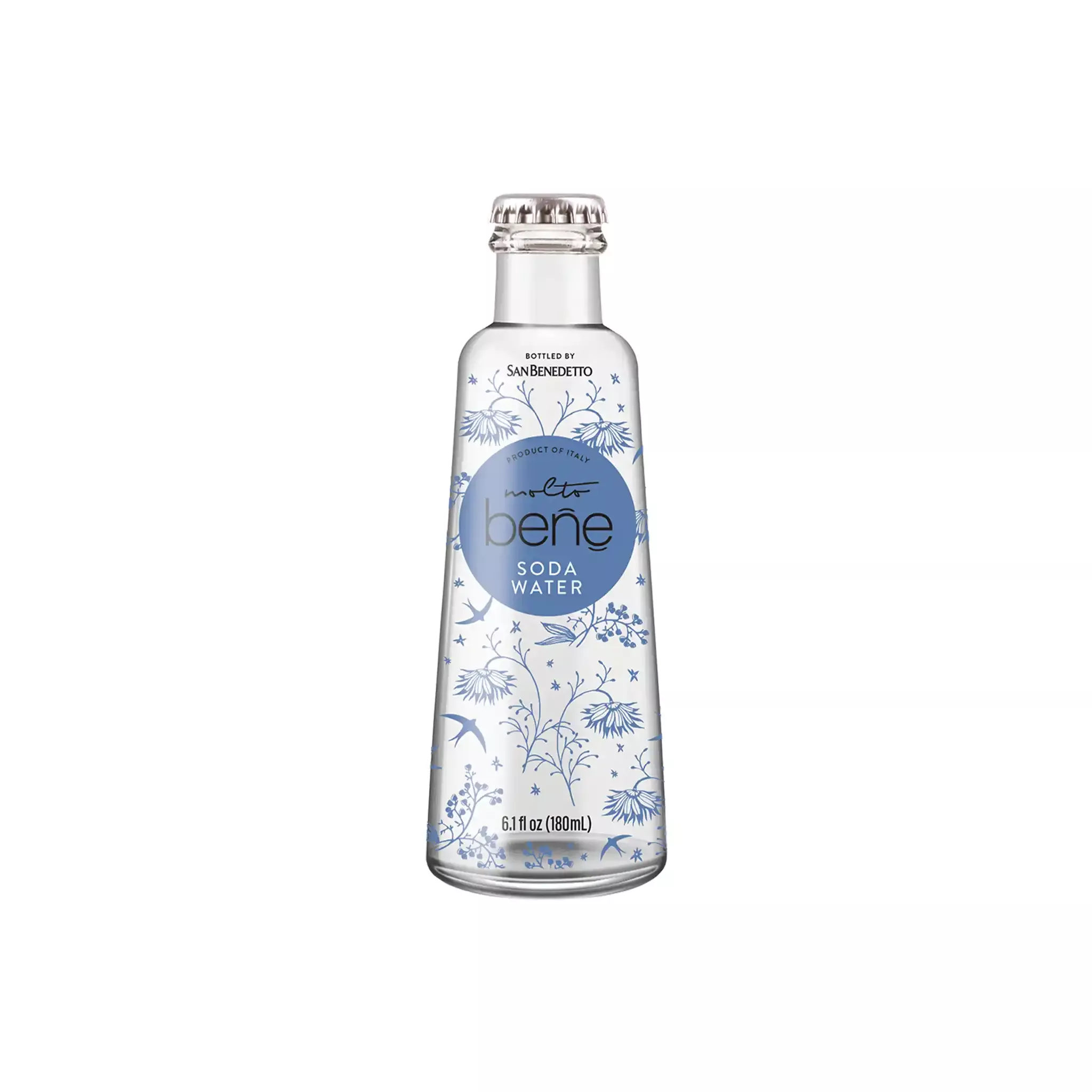 MOLTO BENE SODA WATER 180ml 4PACK