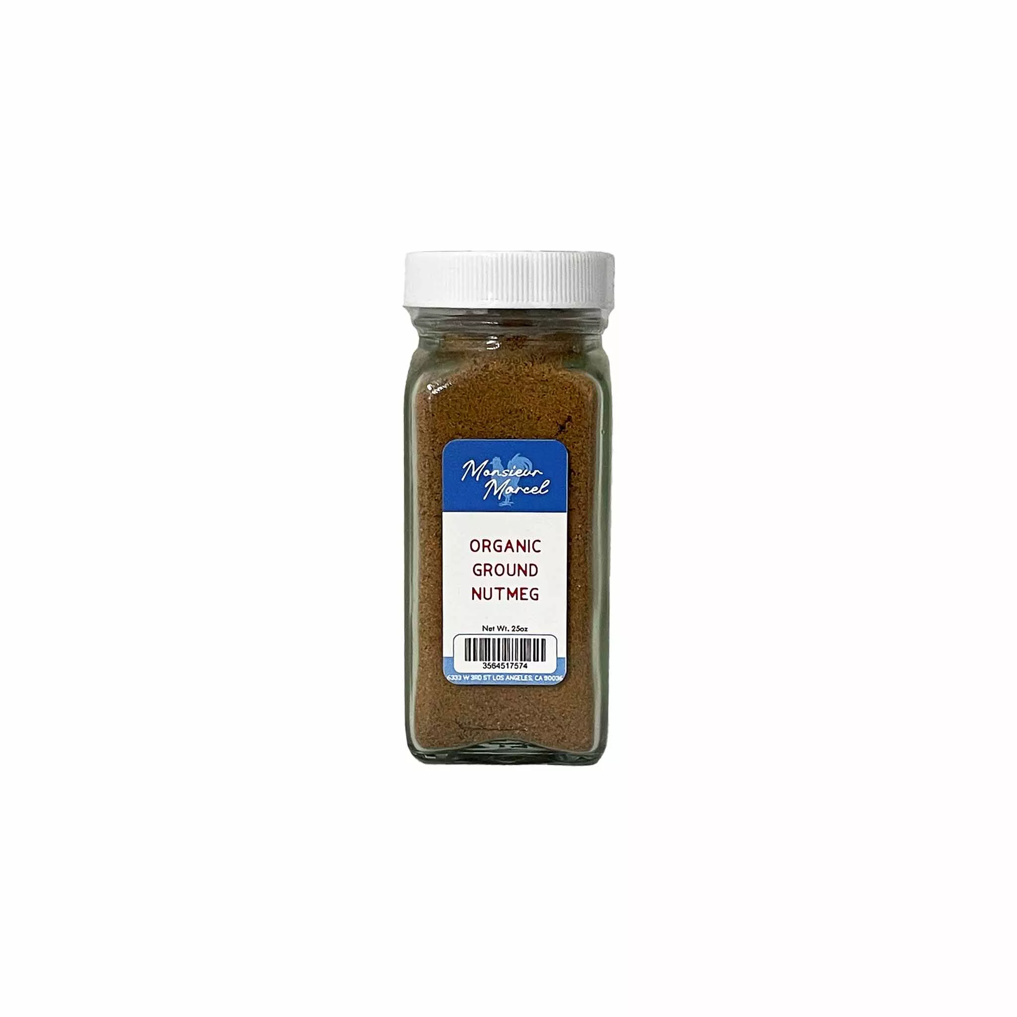 MONSIEUR MARCEL ORGANIC GROUND NUTMEG 2oz