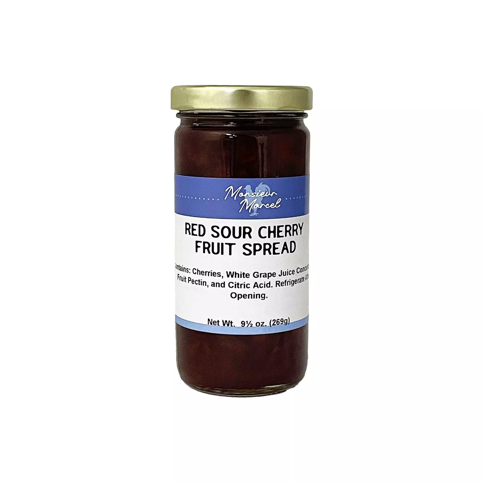 MONSIEUR MARCEL RED SOUR CHERRY FRUIT SPREAD 9.5oz