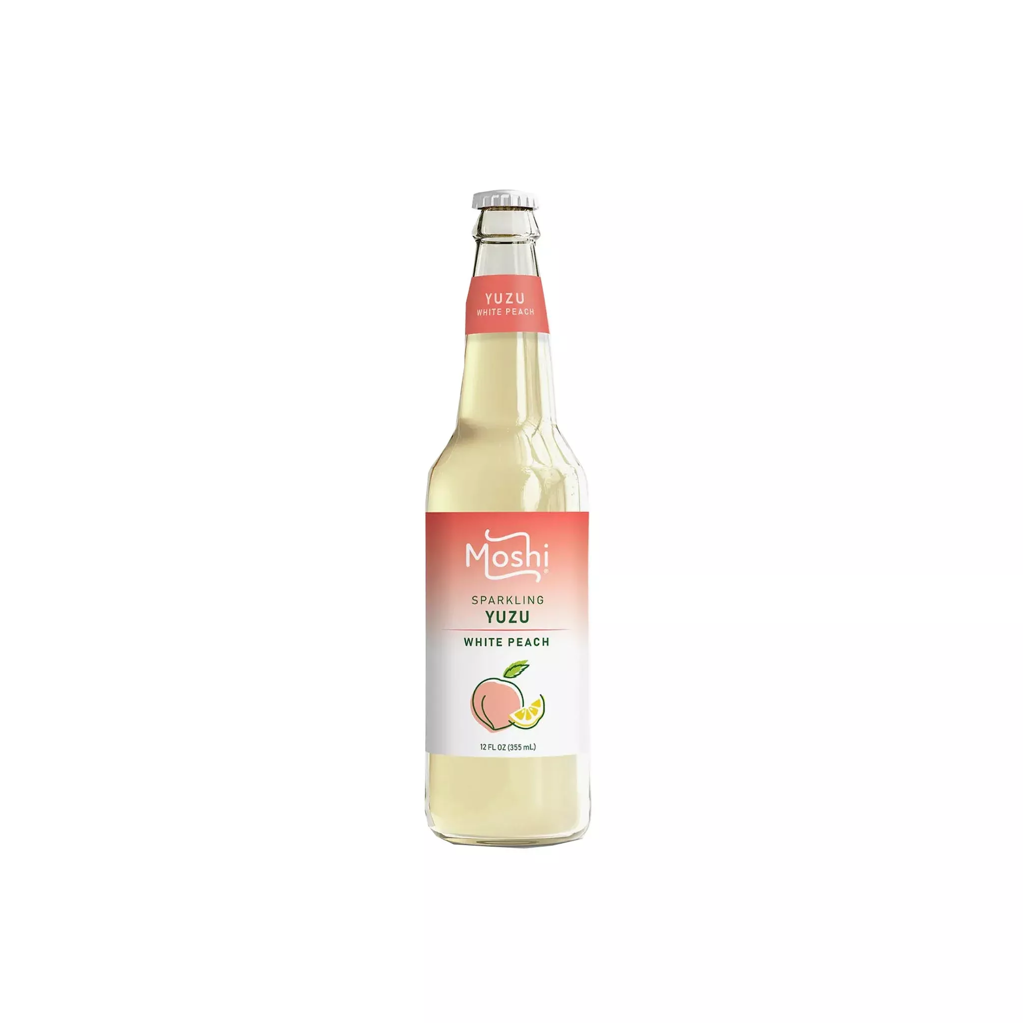 MOSHI YUZU & WHITE PEACH TEA 12oz