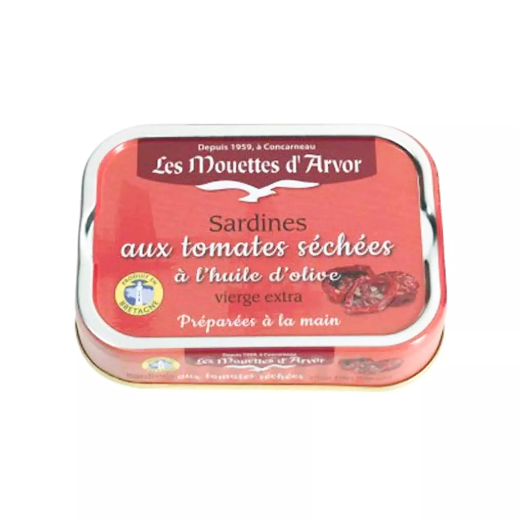 MOUETTES D'ARVOR SUN DRIED TOMATO SARDINES 4oz
