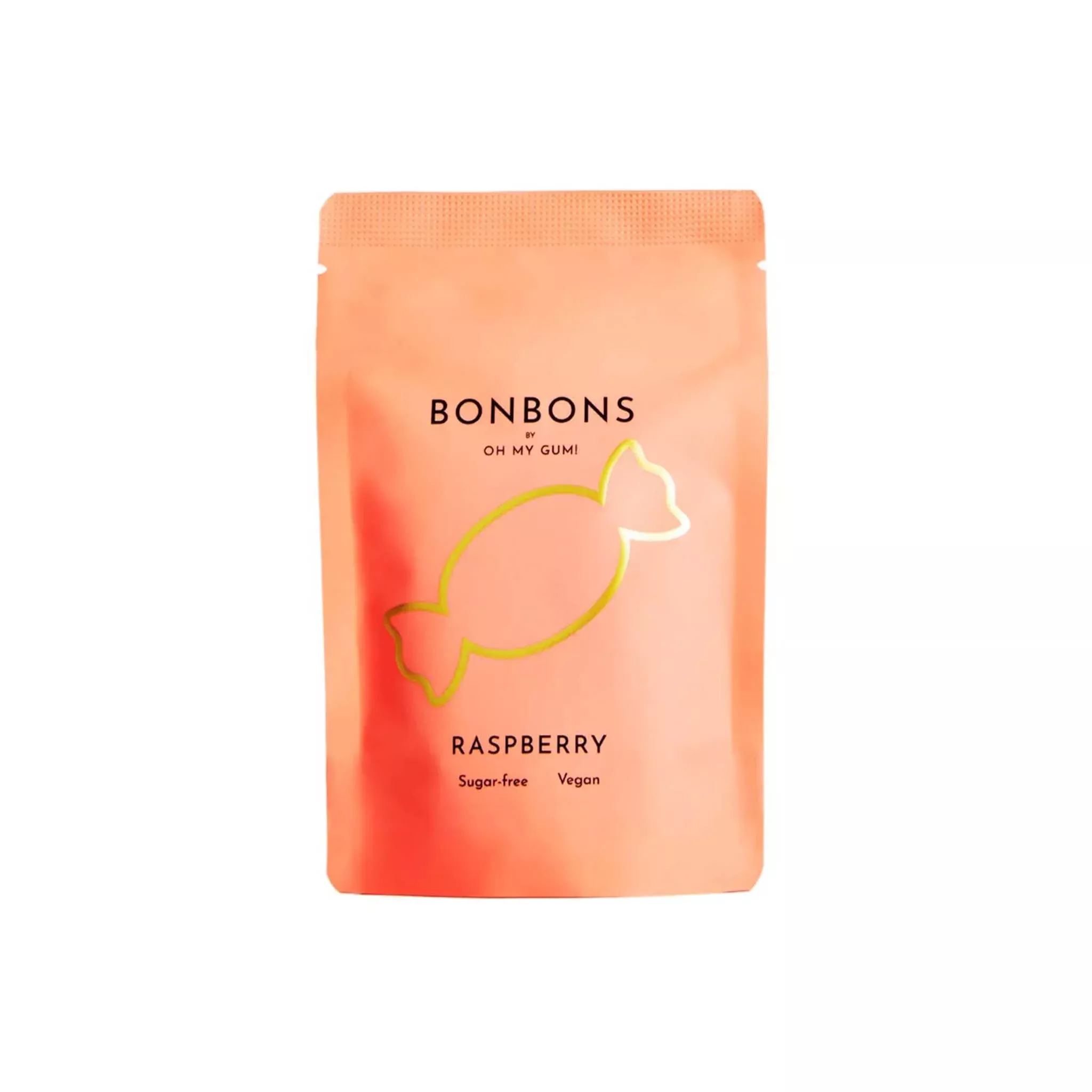 OH MY GUM! SUGARFREE RASPBERRY BONBONS 32g