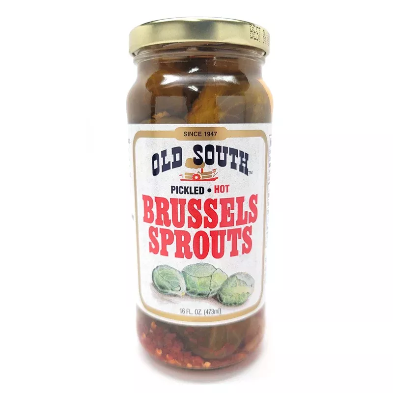 Old South Hot Pickled Brussels Sprouts