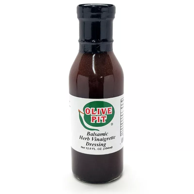 Olive Pit Balsamic Herb Vinaigrette