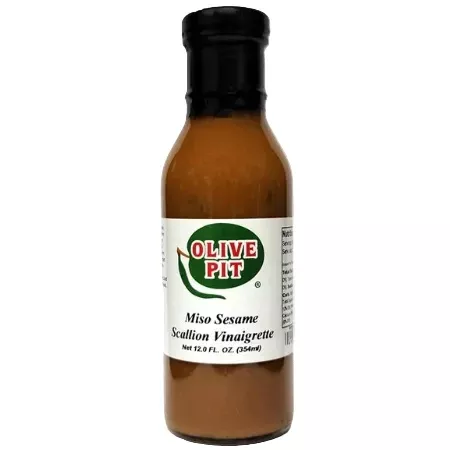 Olive Pit Miso Sesame Scallion Vinaigrette