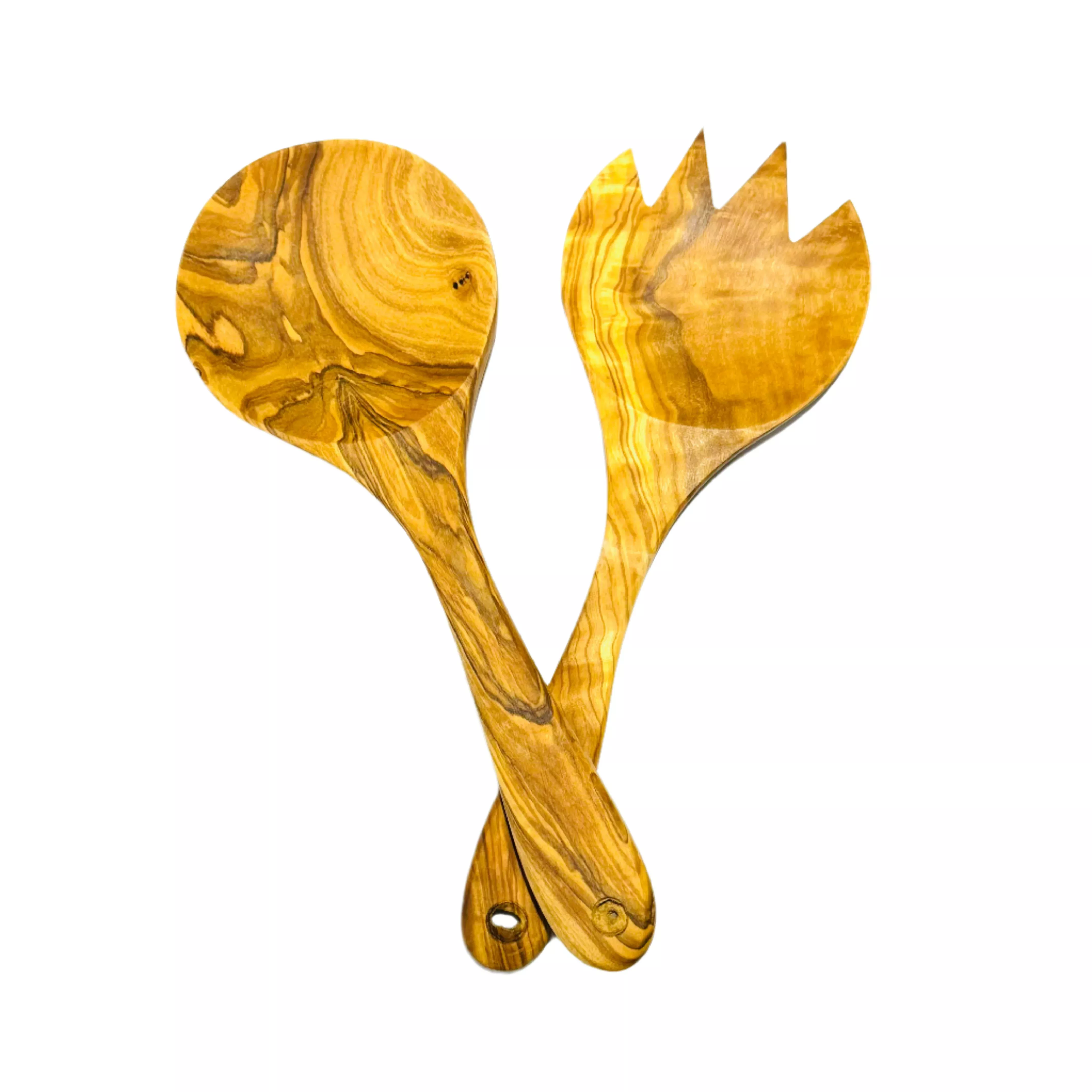 Olivewood Salad Serving Set