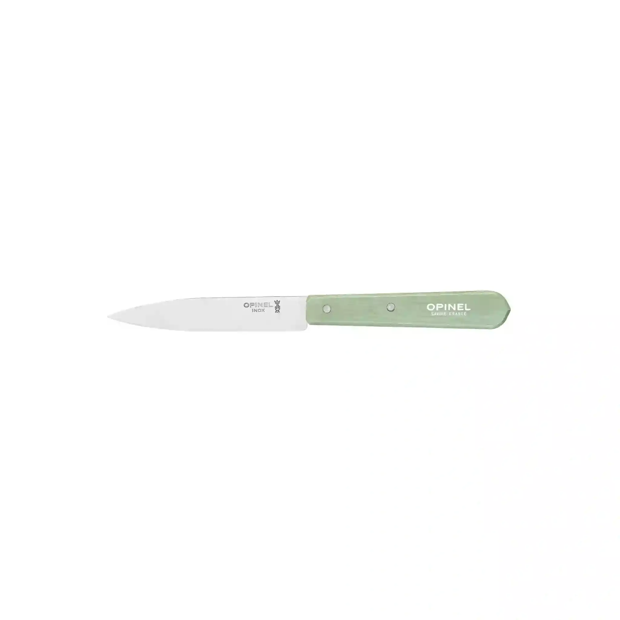 OPINEL NO 112 PARING KNIFE - SAGE GREEN