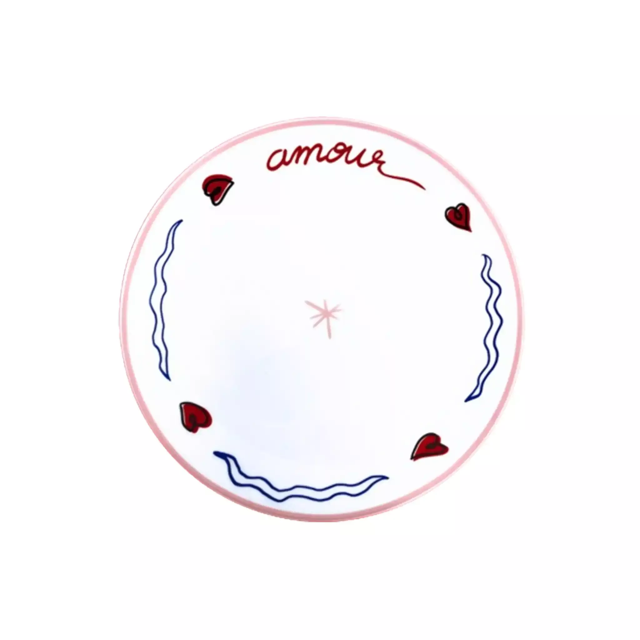 OPJET AMOUR TOUJOURS DESSERT PLATE